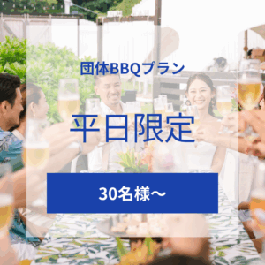 団体BBQプラン（平日）30名様〜